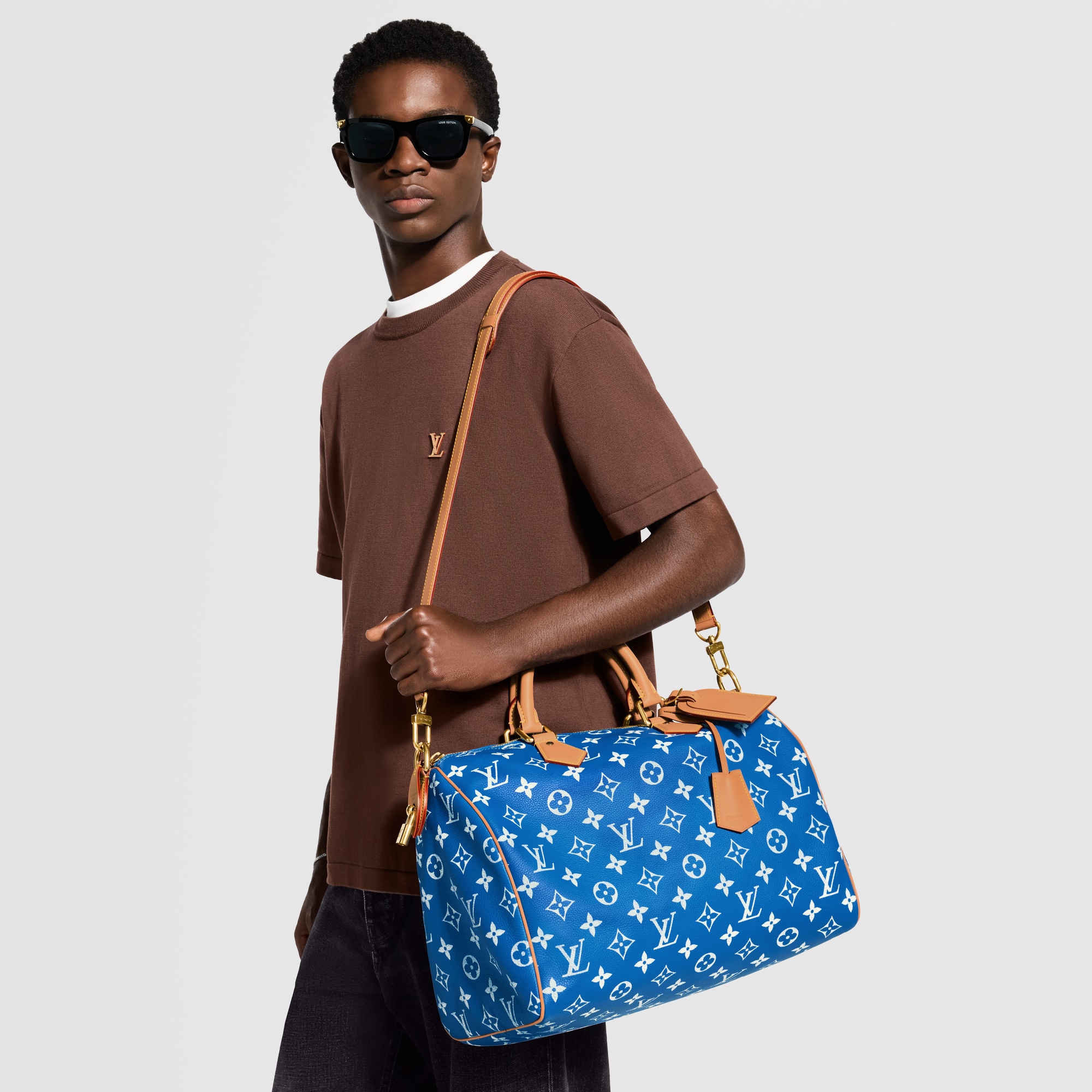 Speedy P9 Bandoulière 40 Autres Cuirs Monogram - Les